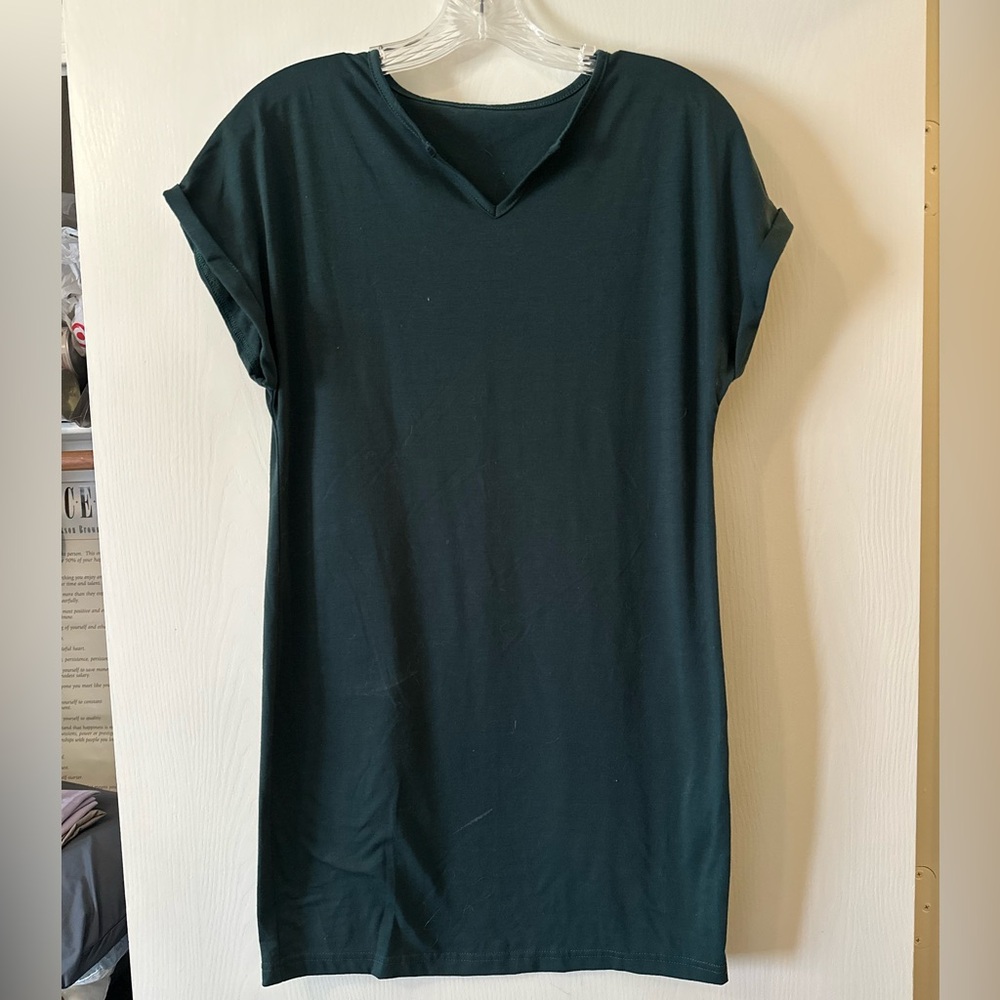 SHEIN Moss green tshirt dress
